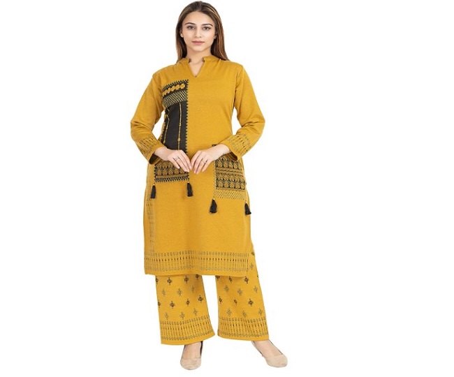 Embroidery Ladies Kashmiri Woolen Suits at Rs 1300 in Baramulla | ID:  27547140173