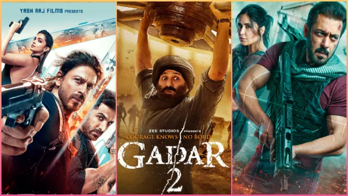 पठान, गदर 2 और टाइगर 3 दोबारा रिलीज हो रही हैं। फोटो- एक्स