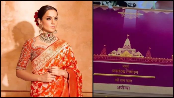 रामलला की प्राण प्रतिष्ठा का हिस्सा बनेंगी कंगना रनोट। फोटो क्रेडिट- इंस्टाग्राम