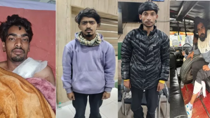 अभिनव भारद्वाज के अपहरण के आरोपित बदमाश।