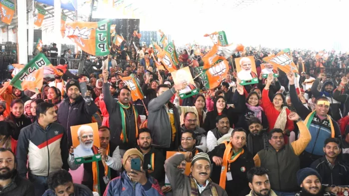 रोहिणी के जापानी पार्क में पीएम मोदी की बड़ी रैली, बीजेपी के नेताओं ने ...