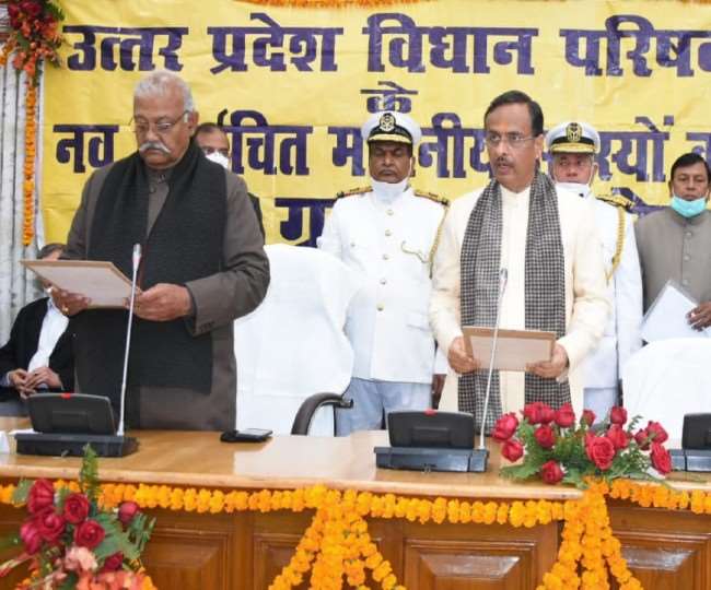 uttar pradesh legislative council newly elected members taken oath