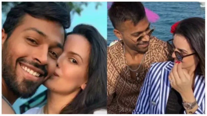 Hardik Pandya and Wife Natasha Stankovic Romantic Pics