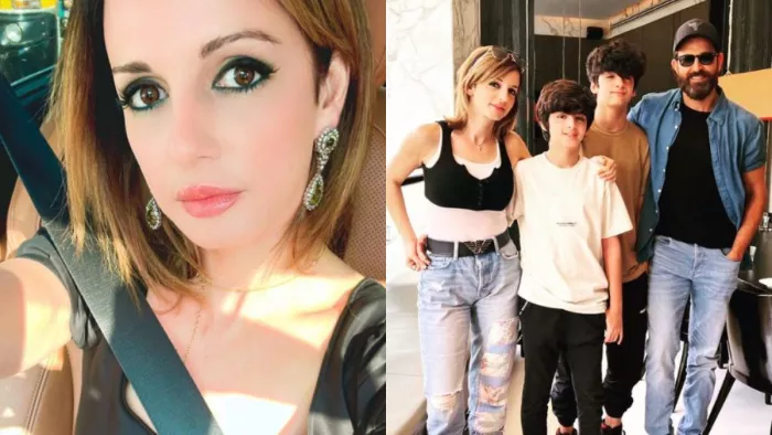 Sussanne Khan shares gorgeous picture in black dress, via instagram