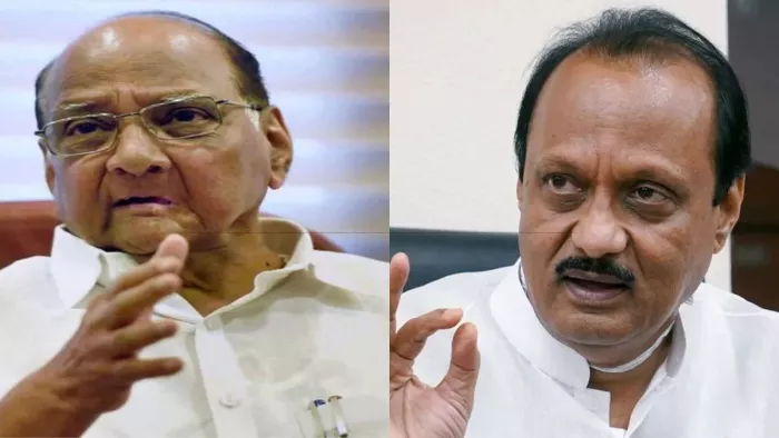 चाचा शरद पवार के गढ़ में भतीजे अजित पवार की हुंकार। (फाइल फोटो)