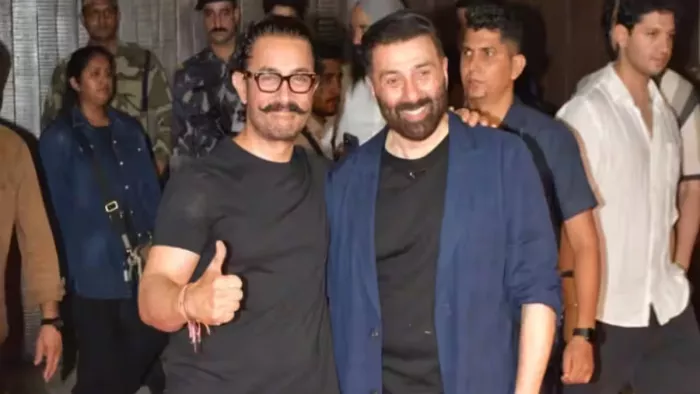राजकुमार संतोषी, सनी देओल और आमिर खान (Photo Instagram)