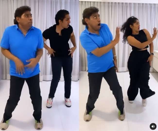johny lever jamie lever jessey lever dance video on dont touch me viral on social media watch video