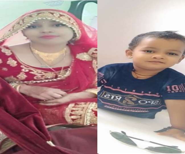 up police man wife and son death in road accident agra latest news