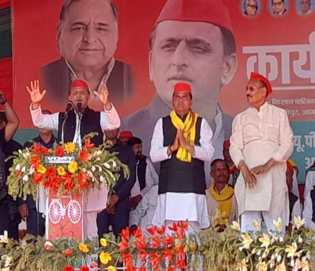 UP Election 2022 Akhilesh Yadav addressed six public meetings in Azamgarh