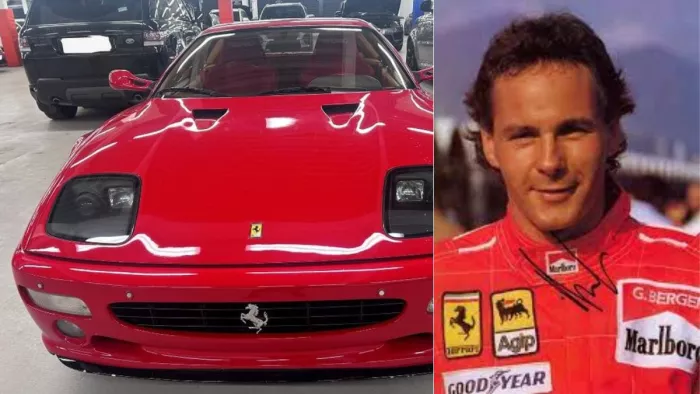 F1 driver Gerhard Berger की 29 साल पहले चोरी हुई Ferrari अब मिली है।