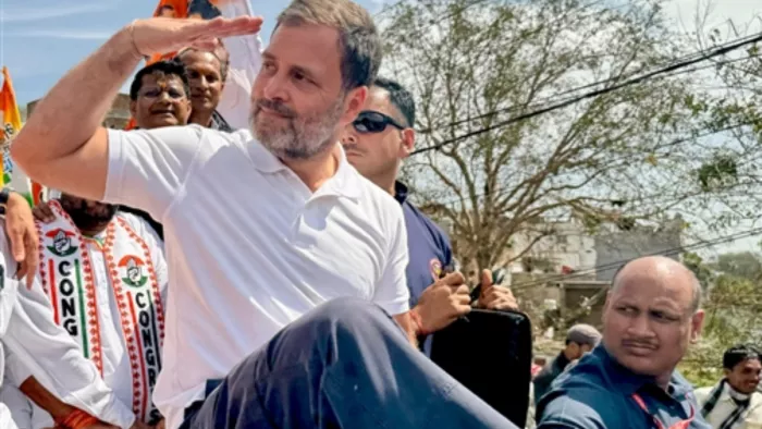 राहुल गांधी की भारत जोड़ो न्याय यात्रा इन दिनों मध्य प्रदेश से गुजर रही है। (File Photo)