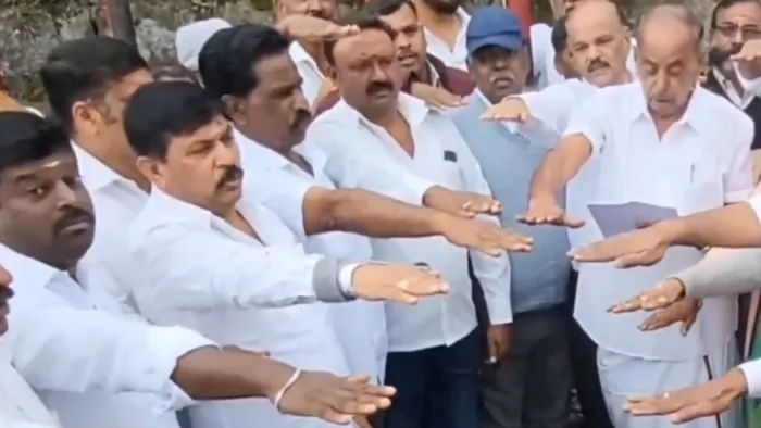 DMK नेता की करतूत पर भड़की बीजेपी (फोटो-एक्स)