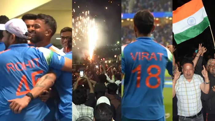 Team India Victory Celebration: टीम इंडिया की जीत के बाद पूरे देश में जश्न का माहौल