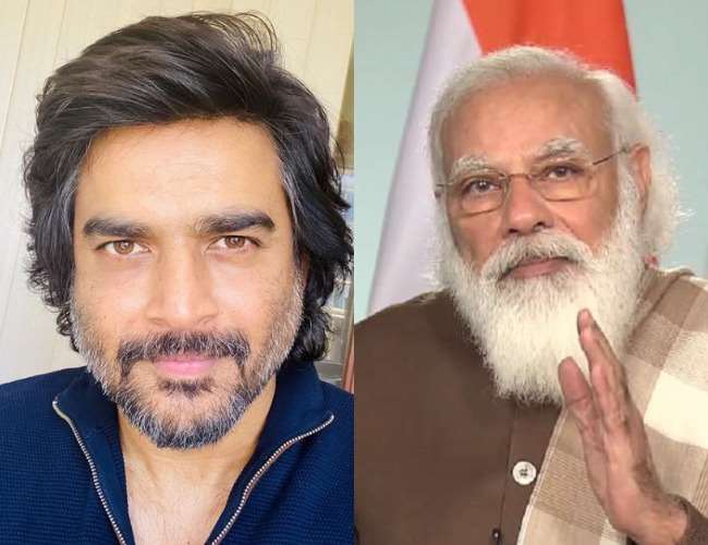 R Madhavan and PM Narendra Modi. Photo- Instagram, Jagran