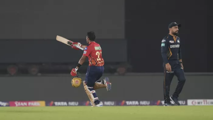 Shashank Singh ने पंजाब किंग्स को जितवाया मैच।