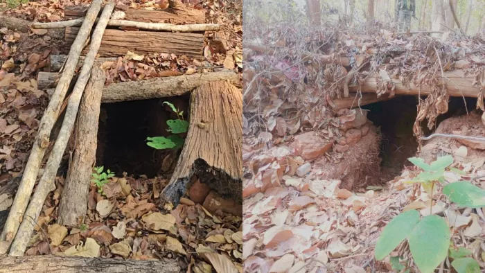 सुरक्षा बलों ने नक्सलियों के 16 बंकर किए ध्वस्त।