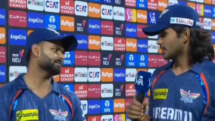 Digvesh Rathi के लिए Rishabh Pant बने ट्रांसलेटर