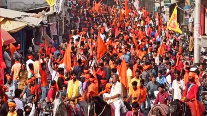 रामनवमी शोभायात्रा पर कड़ी निगरानी, 500 से अधिक कैमरे और ड्रोन तैनात। (फाइल फोटो)