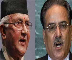 प्रचंड ने ओली सरकार से समर्थन वापसी का औपचारिक पत्र संसद को सौंपा।