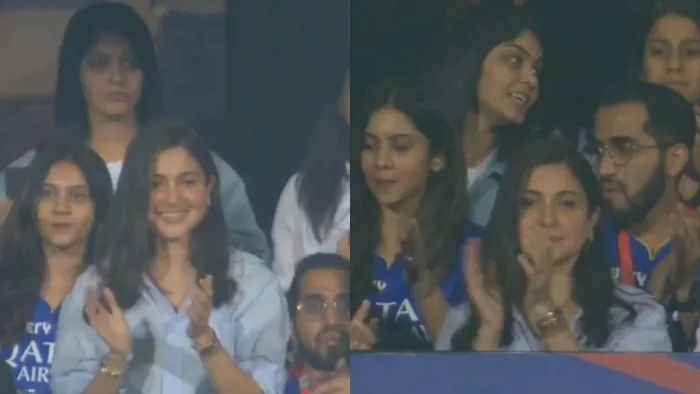 Anushka Sharma cheers for Virat Kohli (Photo Instagram)