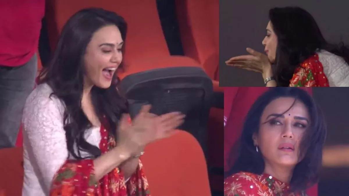 when preity zinta threw a t shirt cricket lovers clashed in audience gallery police intervened
