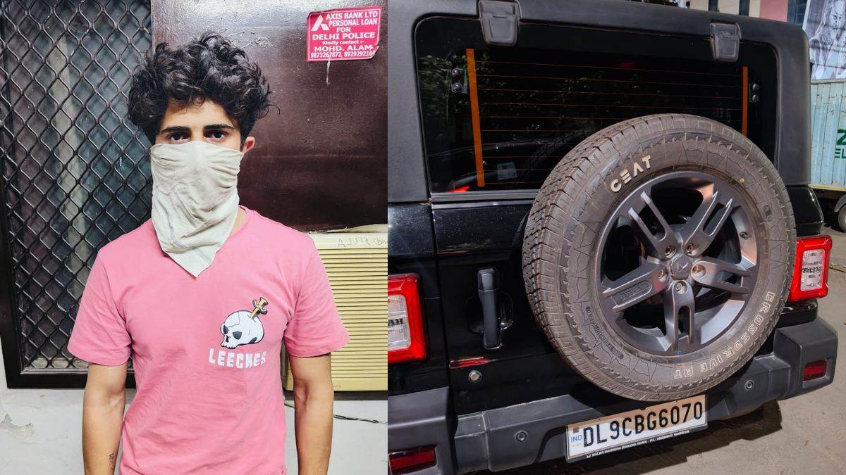 ncr delhi hit and run case man arrest who ran thar over security guard in vasant kunj