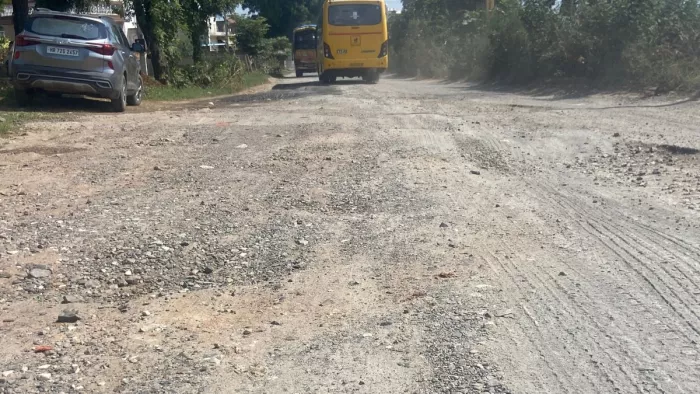 सोहना-दमदमा-रिठोज रोड का 13 करोड़ रुपये से होगा कायाकल्प। जागरण फोटो
