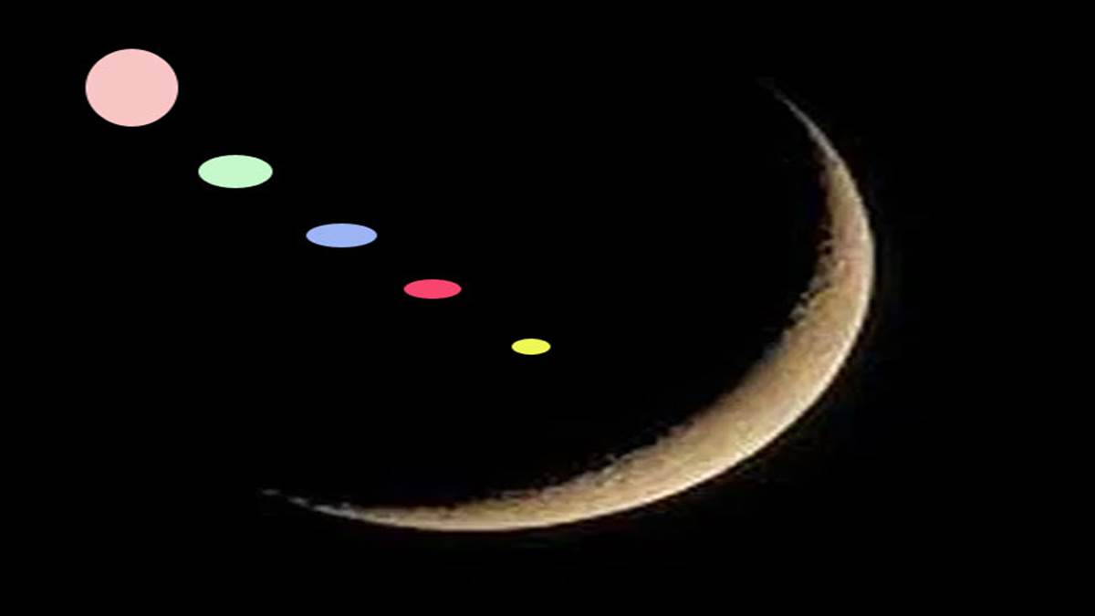 5 Planets Align: जून के आखिर में चंद्रमा 5 ग्रहों के साथ एक सीध में आ जाएगा।