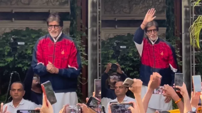 Amitabh Bachchan Meet Fans Outside His Bungalow Jalsa