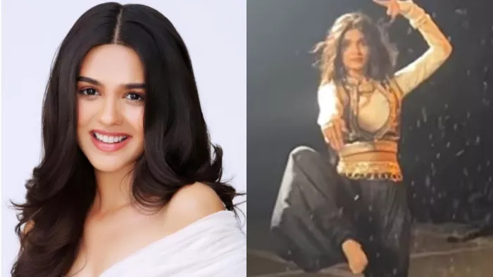 File Photo of Pranali Rathod (Left) and Still Image of Pranali from Video (Right)