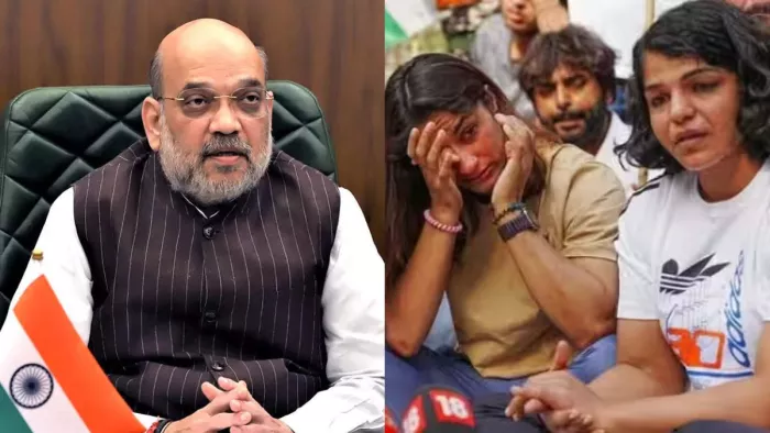 Wrestlers Protest गृह मंत्री शाह से मिले पहलवान।
