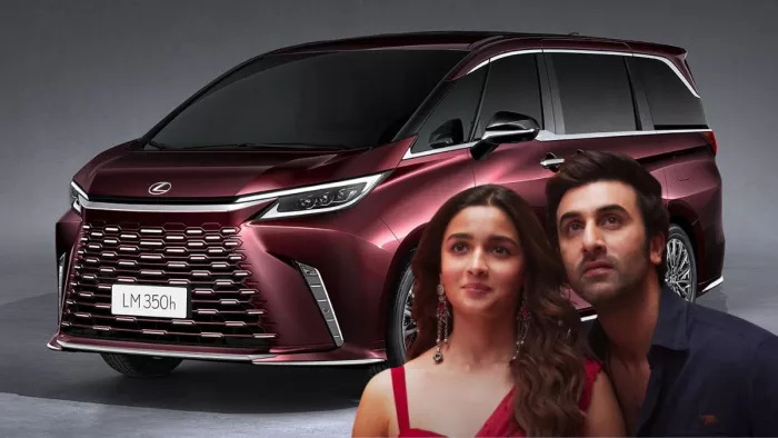 Ranbir Kapoor और Alia Bhatt ने Lexus की LM350 को खरीदा है।