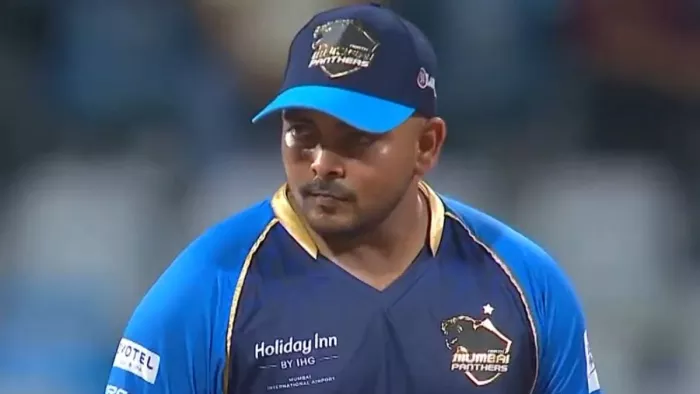 T20 Mumbai league में पृथ्वी शॉ का खराब प्रदर्शन। फोटो- सोशल मीडिया
