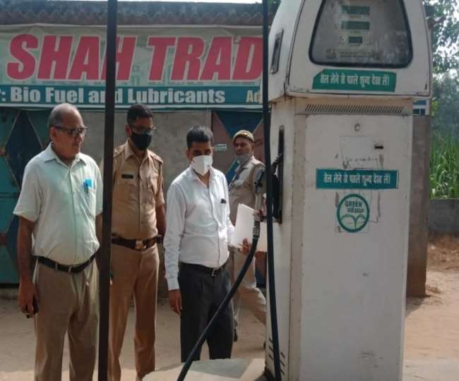 bio diesel pump sealed on complaint of adulterated oil in muzaffarnagar