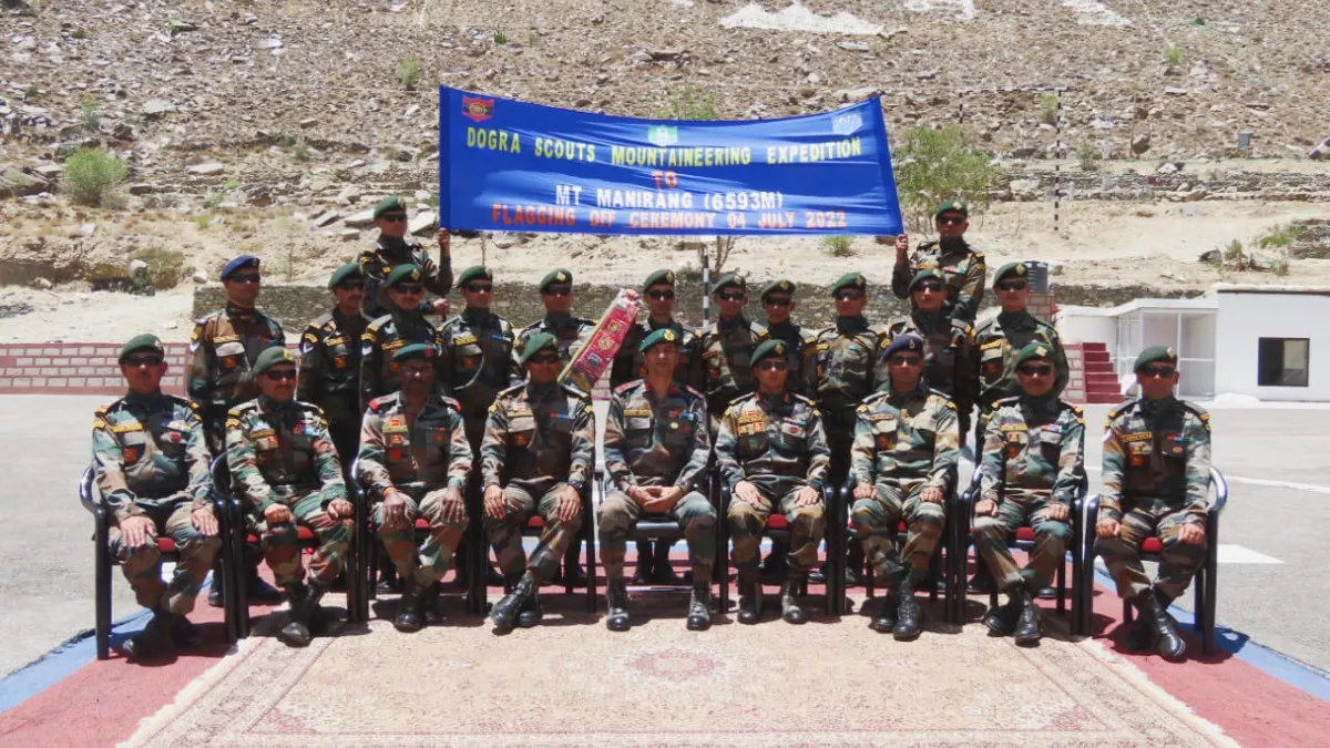 लाहुल स्‍पीति की 21000 फीट ऊंची मानेरंग चोटी को फतह करने निकला भारतीय सेना का 18 सदस्‍यीय दल
