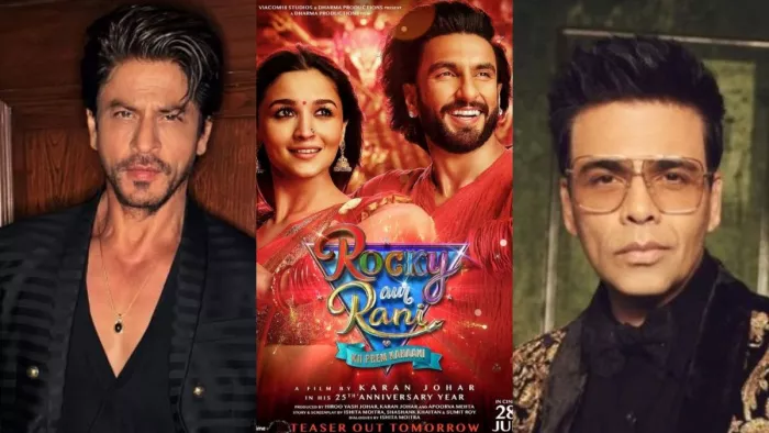 File Photo of Shah Rukh Khan, Rocky Aur Rani Kii Prem Kahaani and Karan Johar