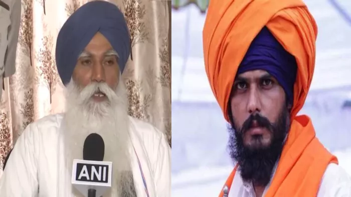 पंजाब न्यूज: अमृतपाल के पिता तरसेम सिंह (अमृतपाल फाइल फोटो)