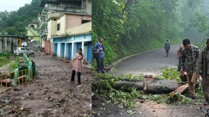 Heavy Rain Himachal: हिमाचल में बारिश से जन-जीवन हुआ अस्त-व्यस्त