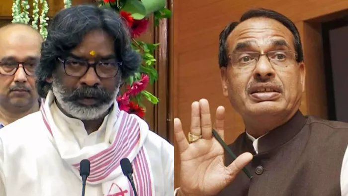 झारखंड के CM हेमंत सोरेन और केंद्रीय कृषि मंत्री शिवराज सिंह चौहान। (फाइल फोटो)