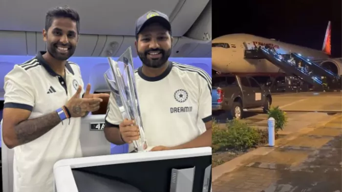 भारतीय टीम को को विशेष विमान से लाया गया भारत। फाइल फोटो