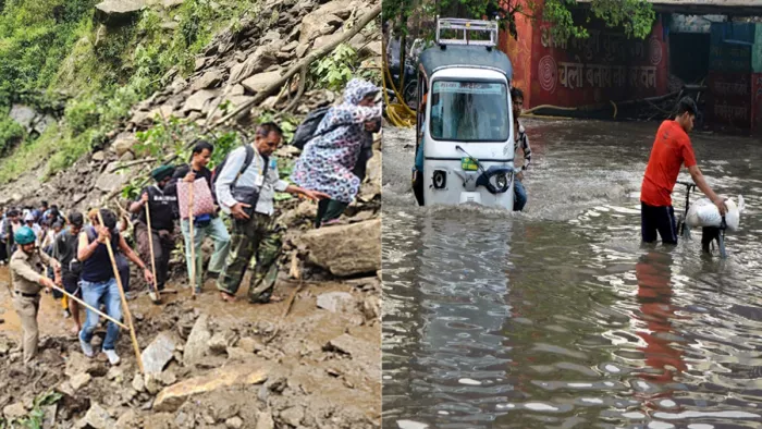 दिल्ली-हरियाणा में आज भारी बारिश के आसार, हिमाचल में बाढ-भूस्खलन हालात खराब (फोटो- एएनआई)