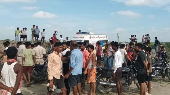 आलमनगर में आठ वर्षीया बच्ची के साथ दुष्कर्म बाद हत्या। जागरण फोटो