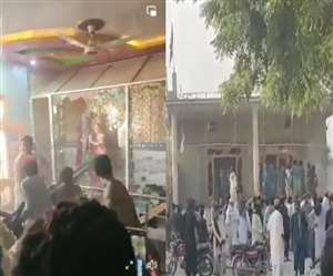 पाकिस्तान के पंजाब प्रांत में हिंदू मंदिर पर कट्टरपंथियों की अगुवाई में हजारों लोगों ने हमला कर दिया।