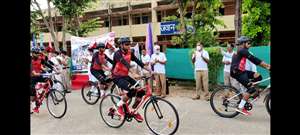 गोल्डन जुबली वर्ष में कार्यक्रमों के चलते वीरवार को सीमा प्रहरियों का दल साइकिल अभियान पर पंजाब के लिए रवाना