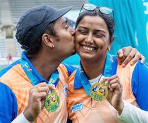 World Archery Championship, Deepika Kumari दीपिका और अतानू दास।