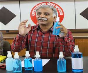 Question on Sanitizer: बाजार में मौजूद 56 फीसद सैनिटाइजर कारगर नहीं।