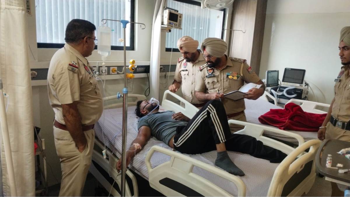 due to old rivalry two sides opened fire incident captured on cctv in punjab