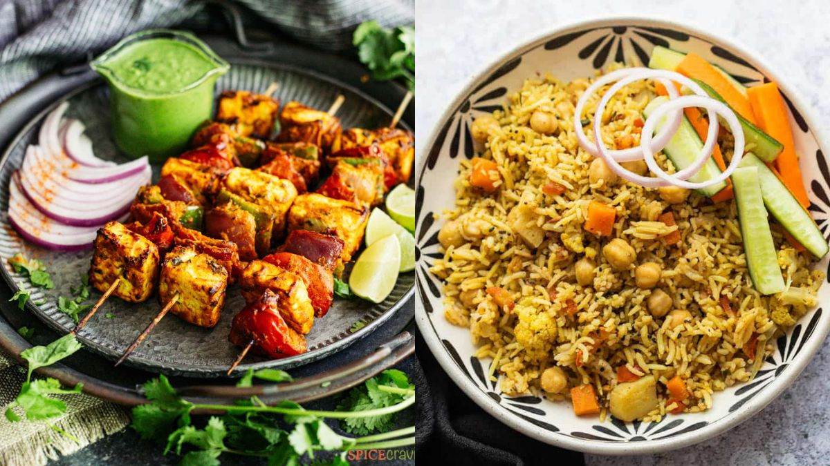 make achari paneer tikka and chana pulao in monsoon season know its easy and healthy recipe in hindi
