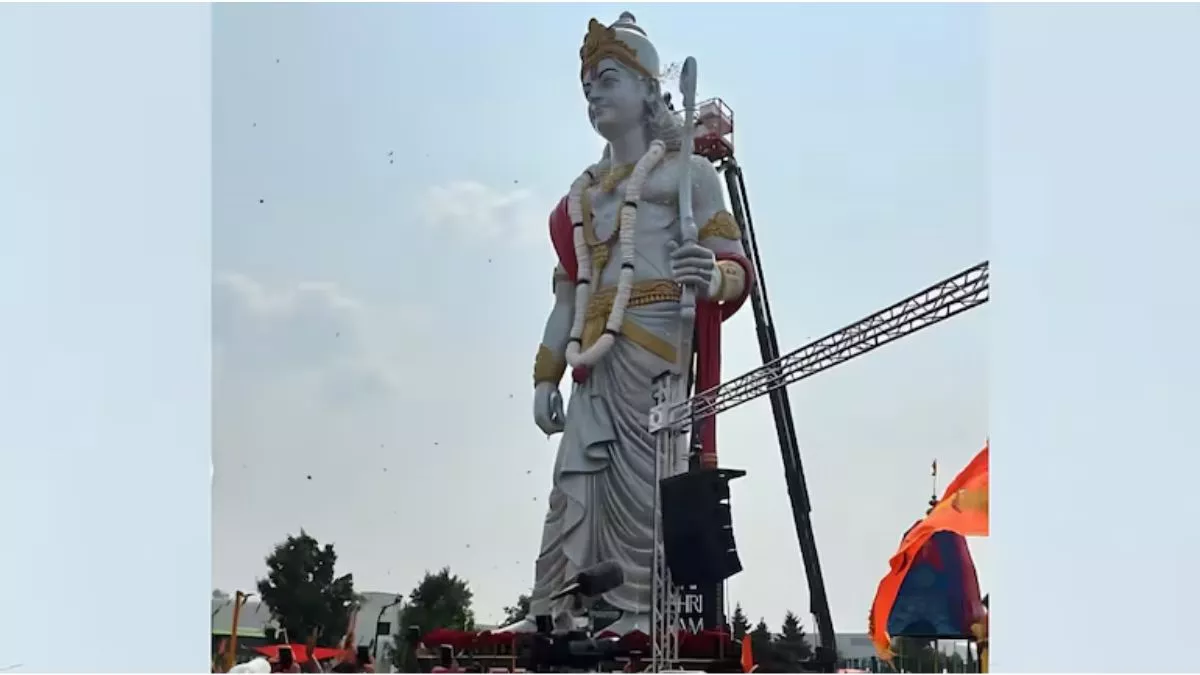 नॉर्थ अमेरिका में भगवान राम की गूंज, मिसीसॉगा में स्थापित की गई 51 फीट ऊंची प्रतिमा