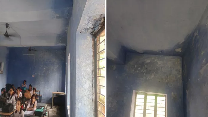 स्थानीय लोगों ने हादसे की आशंका जताई है।